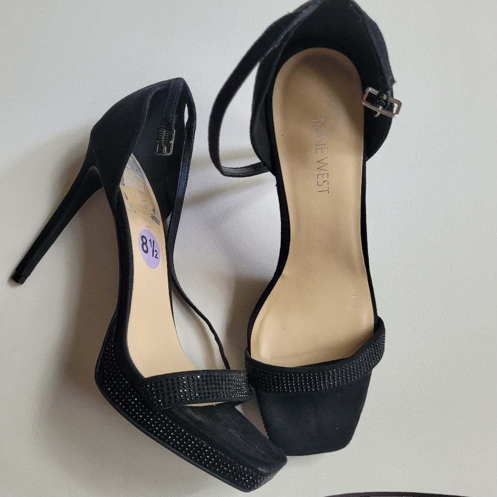 Nine West Women's Zadien Ankle Strap Dress Sandals Women's Shoes